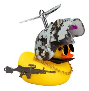 Pato De Goma Para Moto o Bicicleta Con Luz