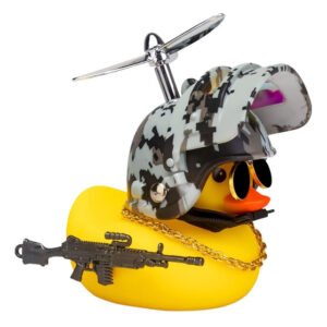 Pato De Goma Para Moto o Bicicleta Con Luz