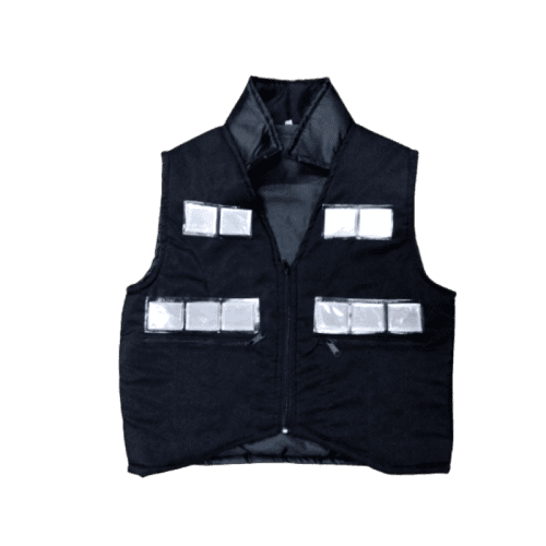 Chaleco Certificado Ombliguero Negro