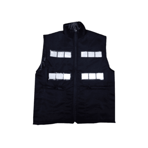 Chaleco Certificado Cuello Hombre Negro Chaleco Certificado Cuello Hombre Negro para motociclista