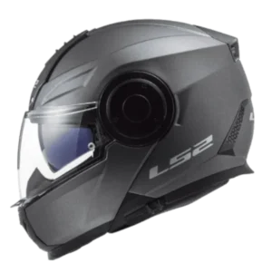 Casco Abatible LS2 902 Scope Titanium BV gris titanio con visor solar – Envío gratis en Colombia