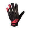Guante X ONE X-10 rojo para moto con protección