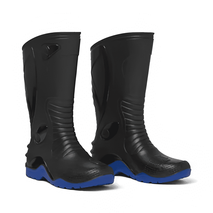 Botas de caucho 100% impermeables para lluvia