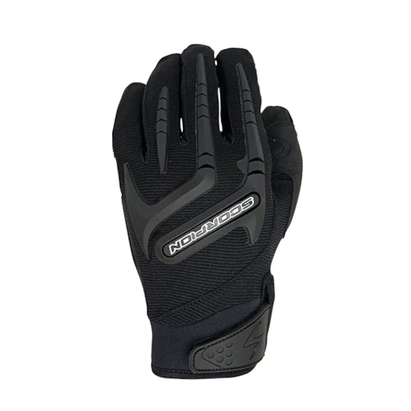Guantes Scorpion Skrub negros para motociclista