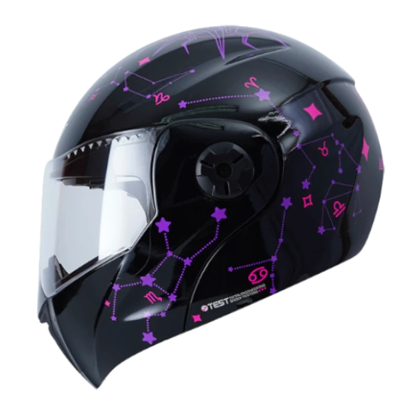 CASCO-ABA-ICH-3110S-KIDS-ASTROS-MORADO-BV Casco Abatible ICH 3110s Kids Astros