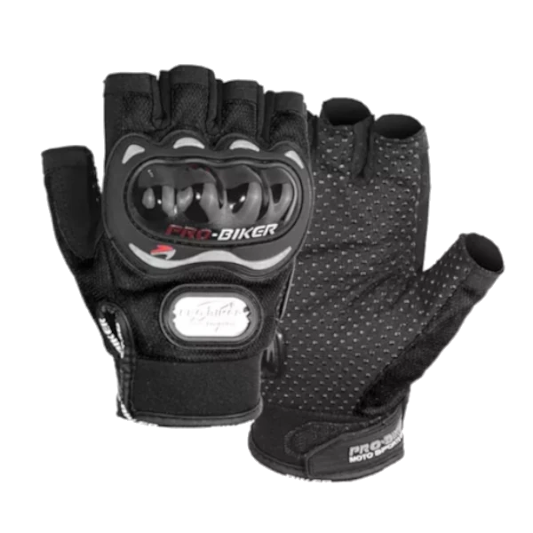 Guante Pro Biker MCS04 dedo corto con protección para motociclista