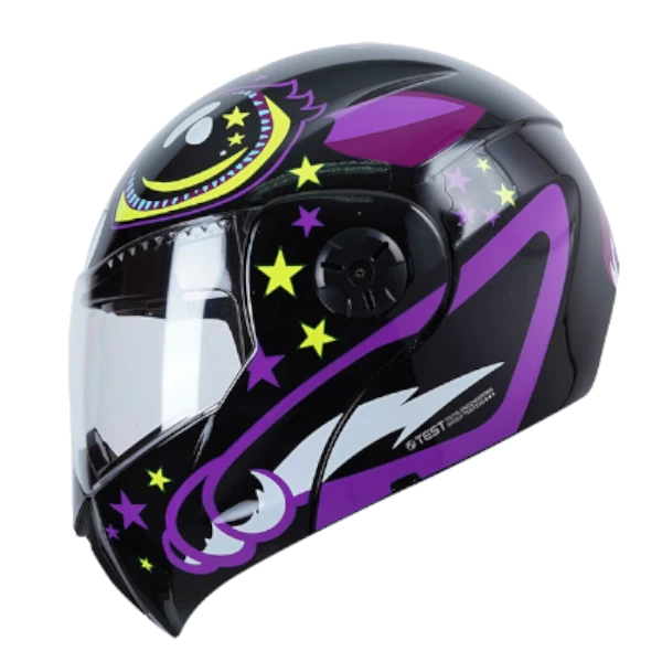 Casco Abatible ICH 3110s Kids Cuttie Kitty new bv Casco Abatible ICH 3110s Kids Cuttie Kitty New colorido para niños con interior acolchado y sistema abatible