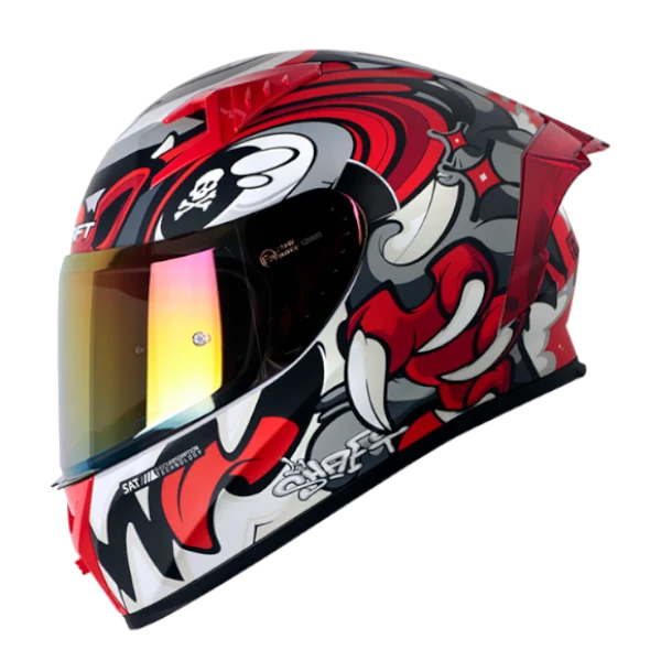 Casco integral SHAFT 526 Evo Ojibrou para motocicleta