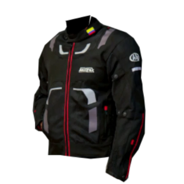 Chaqueta de protección Men Halifa Cúcuta negra para motociclistas