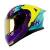 Casco SHAFT PRO 612 Dv Evo Guandor color negro con diseño aerodinámico