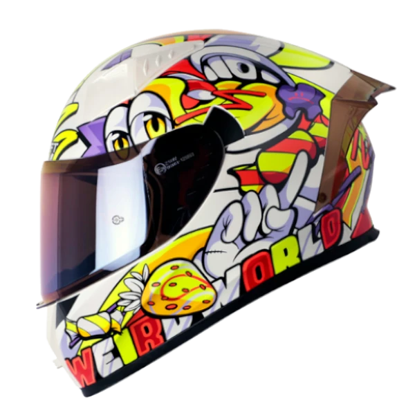 Casco SHAFT 526 Evo Weird para motocicleta con diseño moderno y protección integral