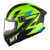 Casco Integral MT Stinger 2 Zivze C3 Fluor certificado ECE R22.06