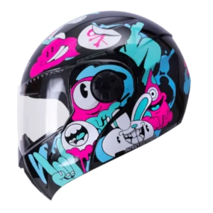 Casco Abatible ICH 3110s Kids Crazy Rain para niños