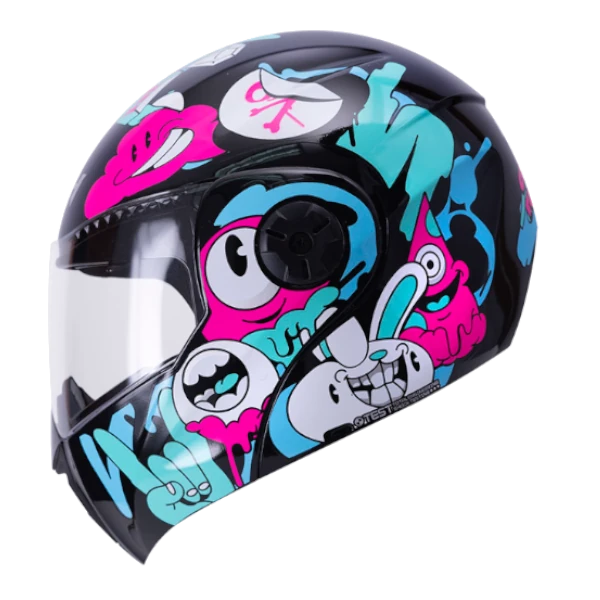 Casco Abatible ICH 3110s Kids Crazy Rain para niños