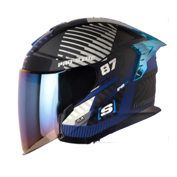 Casco abierto Shaft Pro 240 Racetron para motociclista