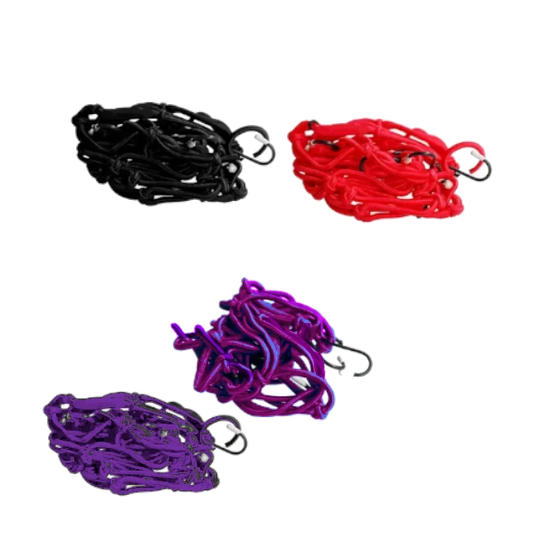 Malla Pulpo Elástico Plano para moto, sujeción segura de carga