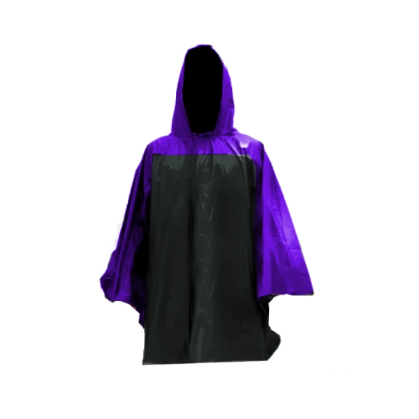 Capa impermeable con mangas integrada para motociclistas y peatones, colores variados