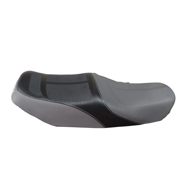 Cojín para asiento de moto AX100 Gris Negro C con espuma antideslizante y cómoda