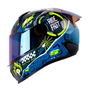 Casco integral SHAFT 560 Evo Motion v2 con diseño deportivo, ventilación optimizada, visor antirrayas y acolchado interior lavable.