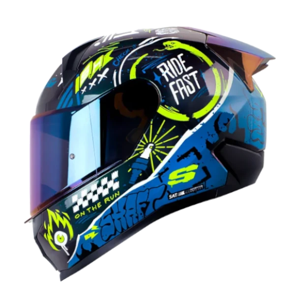 Casco integral SHAFT 560 Evo Motion v2 con diseño deportivo, ventilación optimizada, visor antirrayas y acolchado interior lavable.