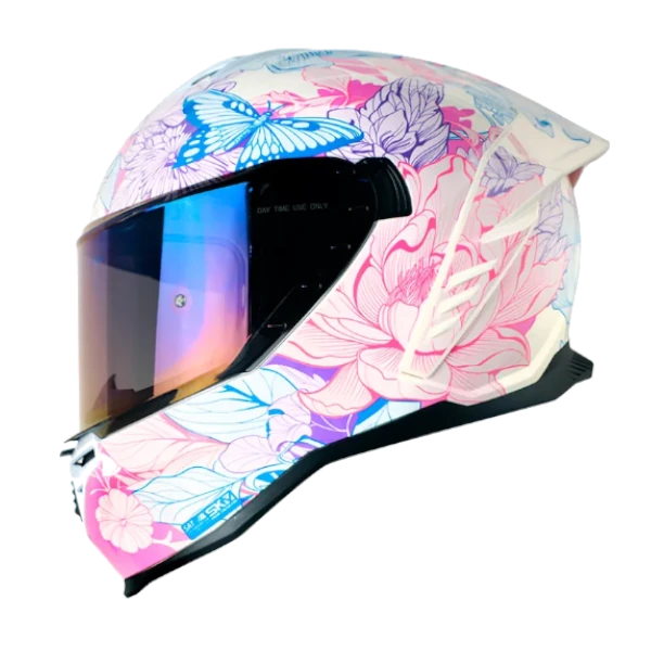 Casco Integral SHAFT 598 GTR Gyverny con diseño deportivo y visor antirrayas