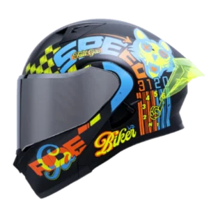 Casco Abatible ICH 3120 Elementary – Casco para motociclista con visor y certificación DOT.