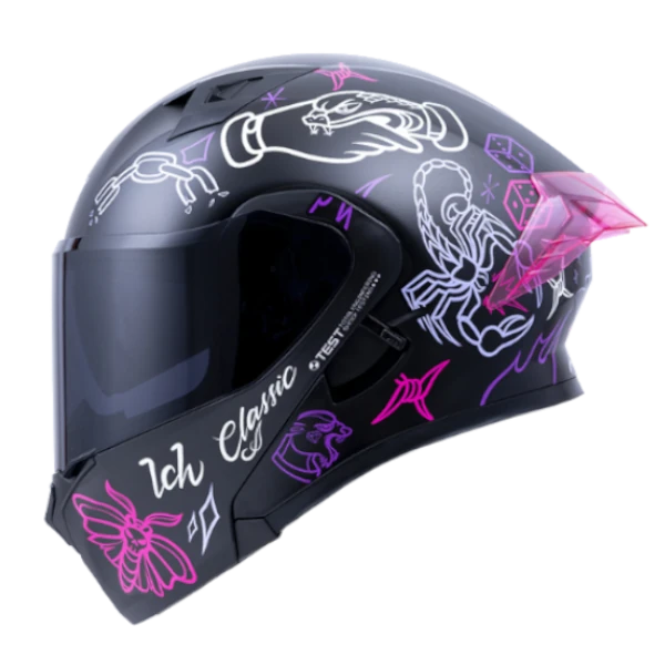 Casco abatible ICH 3120 Tradicional con visor antirrayas y envío gratis a toda Colombia