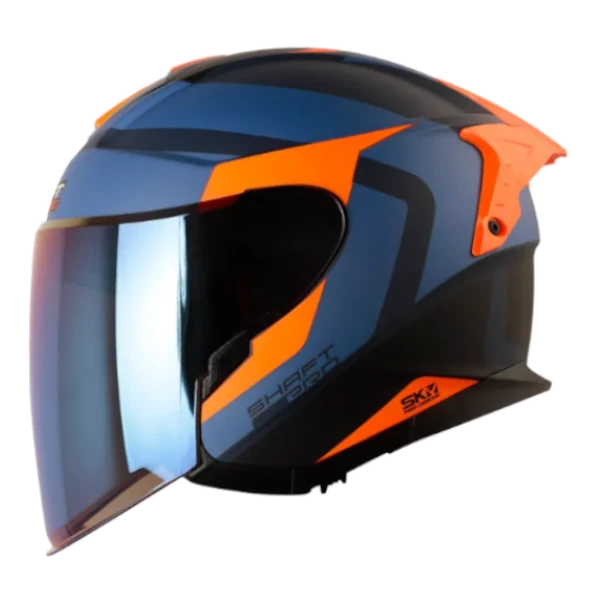 Casco abierto SHAFT Pro DV 240 Maison con diseño urbano retro y visor anti-rayas