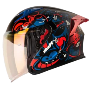 Casco abierto SHAFT 226 GT Anymaniac con visor panorámico y diseño urbano moderno