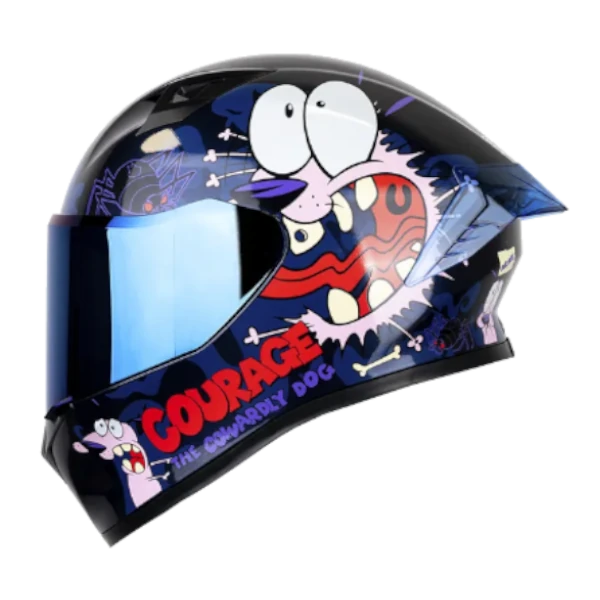 Casco integral ICH 503 EDI Brave edición especial con diseño Coraje y doble visor