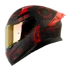 Casco Integral SHAFT PRO 612 DV EVO Encripter negro con doble visera y diseño agresivo