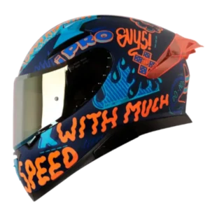 Casco Integral SHAFT PRO 612 DV EVO Nomo negro con doble visera y diseño moderno