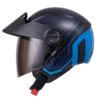Casco abierto ICH 102 Nextside azul BV para motociclista diseño moderno y cómodo