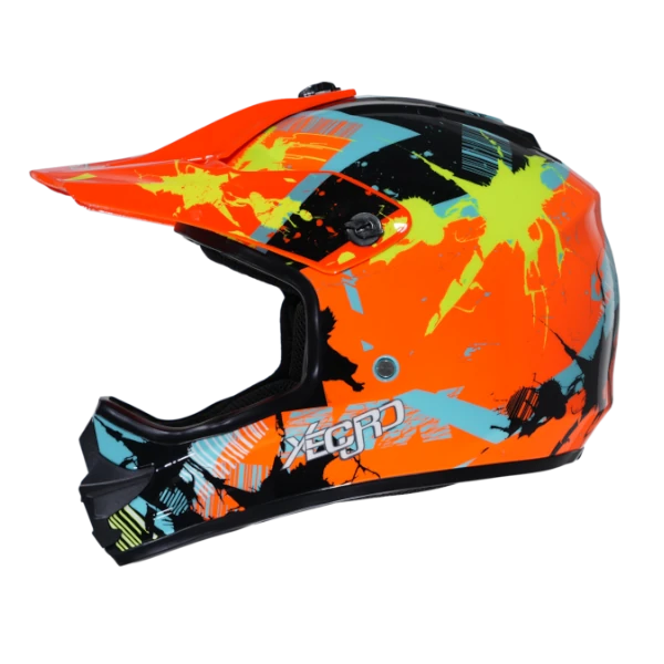 Casco Cross Scorpion Kids XR 003 Xecuro Xtrong para niños, original con certificado, diseño resistente y seguro, ideal para motocross y cuatrimotos.