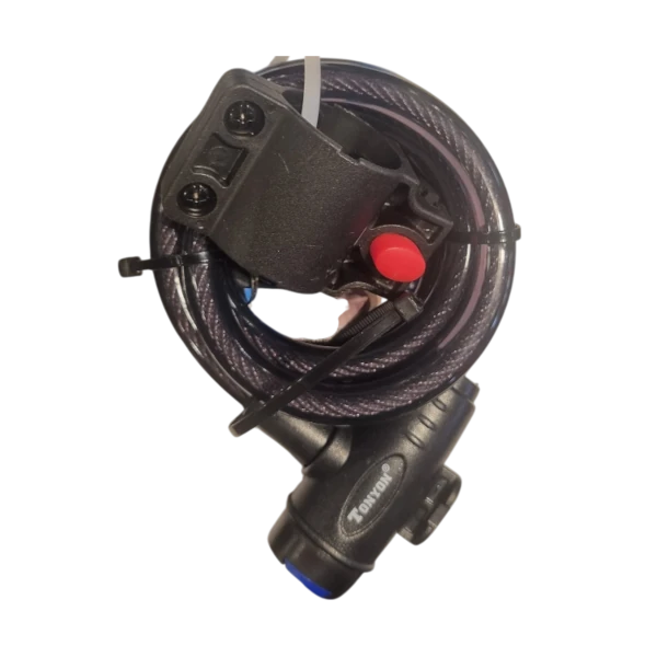 CANDADO GUAYA CON LLAVE MOTOSHOPPER PEQUEÑO RS