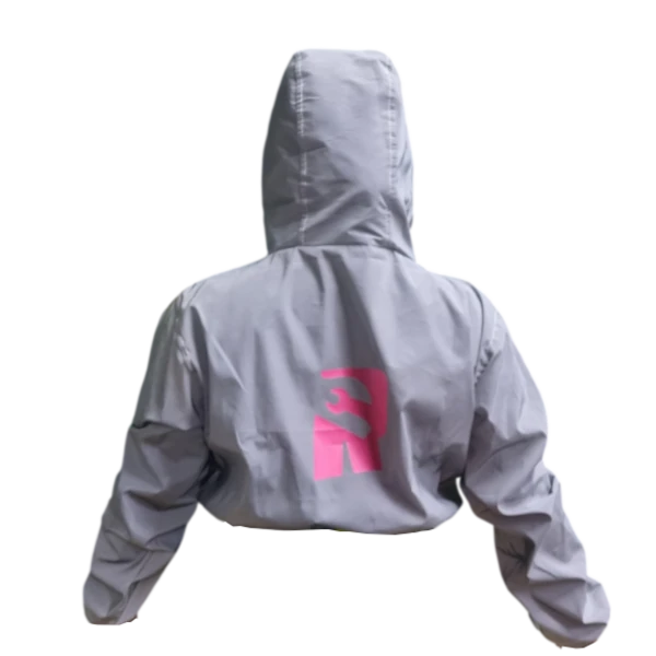 CHAQUETA REFLECTIVA LOGO RETEN FUCSIA ATRAS BV