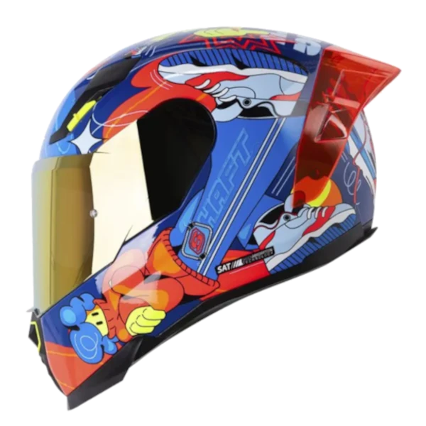CASCO INTEGRAL SHAFT 562 R FAST FOO AZUL NARANJA BV