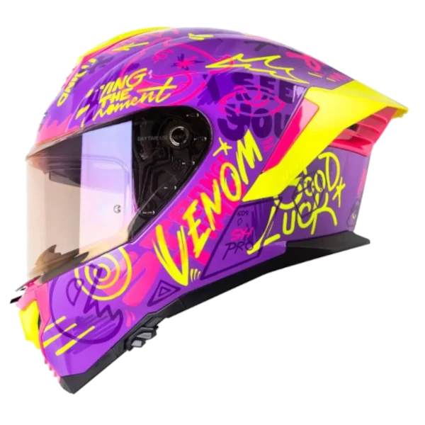 CASCO INTEGRAL SHAFT PRO 609 VENOM FREEDOM MORADO FUCSIA BV