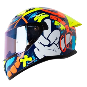 CASCO ABIERTO SHAFT 522 SP BEARTY NARANJA AZUL BV