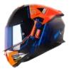 CASCO INTEGRAL LS2 808 STREAM 2 MOON WALK BLUE AND ORANGE BV CASCO INTEGRAL LS2 808 STREAM 2 MOON WALK BLUE AND ORANGE BV