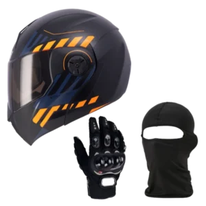 COMBO CASCO ICH 3110 CICU+GUANTE DEDO LARGO+BALACLAVA BV