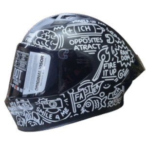 CASCO INTEGRAL ICH 503 DOODLE BLANCO BV