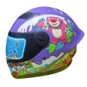 CASCO INTEGRAL KRM oso lotso morado BV