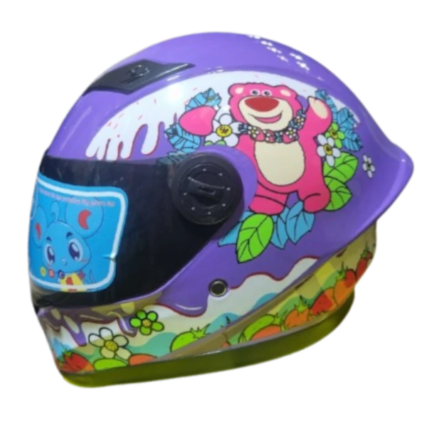 CASCO INTEGRAL KRM oso lotso morado BV
