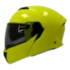 Casco Abatible KONTROL Trooper Verde BV con visor doble y diseño táctico en verde mate