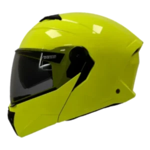 Casco Abatible KONTROL Trooper Verde BV con visor doble y diseño táctico en verde mate