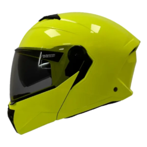 Casco Abatible KONTROL Trooper Verde BV con visor doble y diseño táctico en verde mate