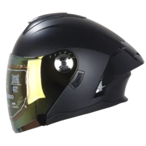 Casco abierto Xecuro XR-610 Solid con visor gold