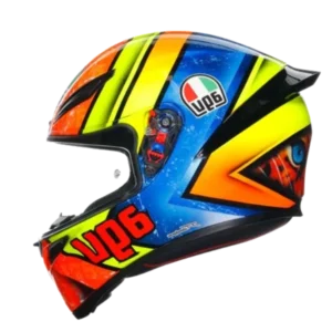 Casco Integral AGV K-1 Multi Iza Brillo Talla S certificado ECE/DOT con visor panorámico antirrayas