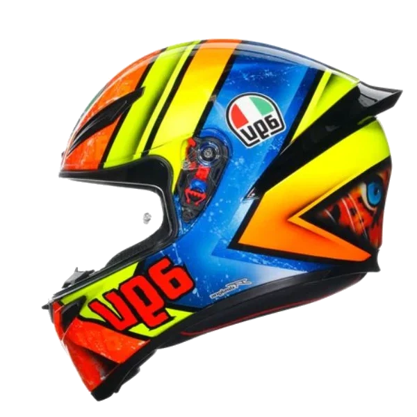 Casco Integral AGV K-1 Multi Iza Brillo Talla S certificado ECE/DOT con visor panorámico antirrayas